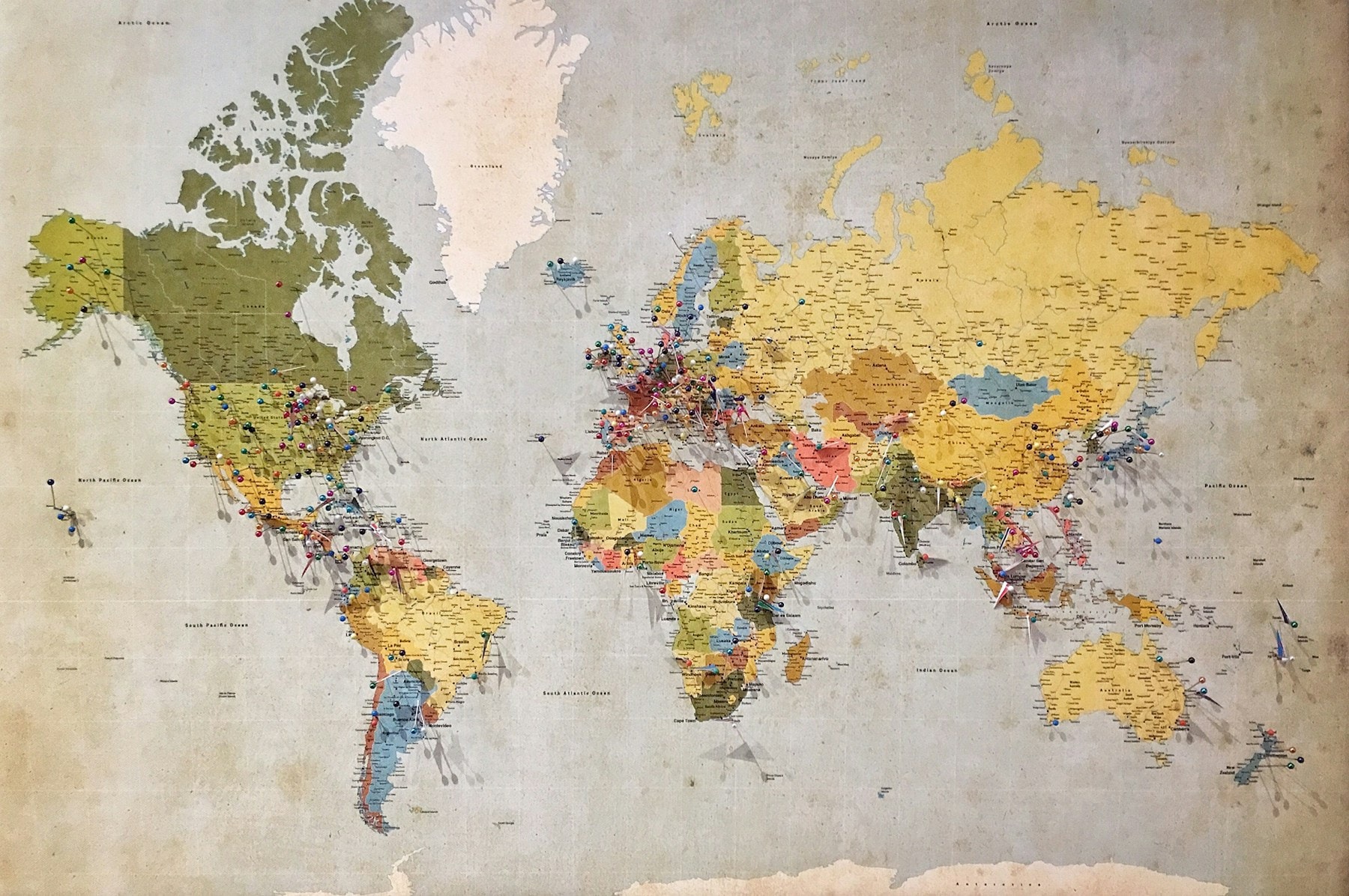 Geospatial coverage surface
