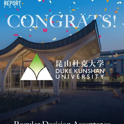 A student milestone published by HUR
