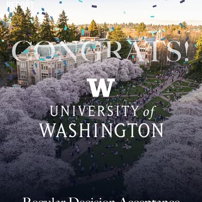 A university admission announcement from the HUR community