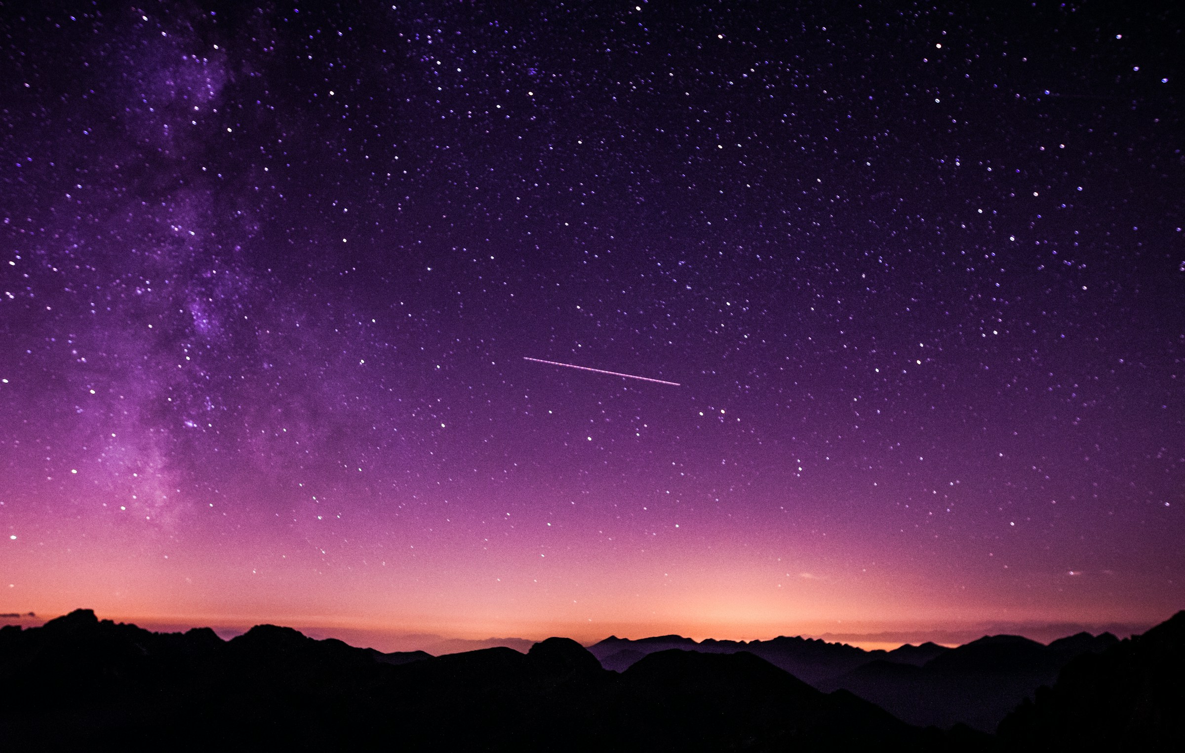 Night sky · open steppe